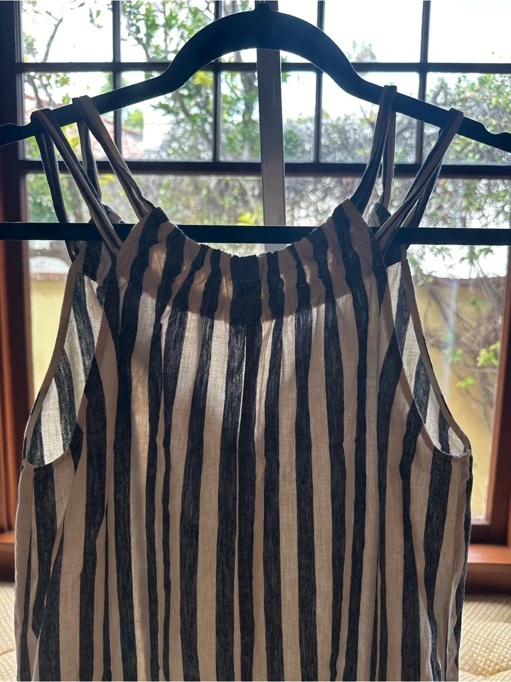 Zara Striped overalls (shorts) kids - Black & Cream
